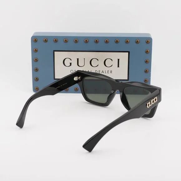 Gucci GG1835SA 001 Square Sunglasses - Black/Grey display picture 1